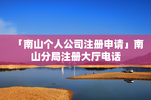 「南山個人公司注冊申請」南山分局注冊大廳電話
