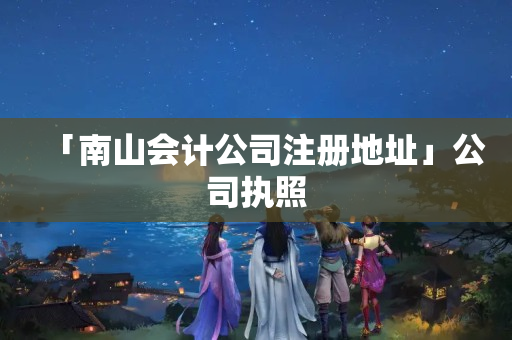 「南山會計公司注冊地址」公司執照