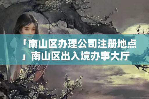 「南山區辦理公司注冊地點」南山區出入境辦事大廳