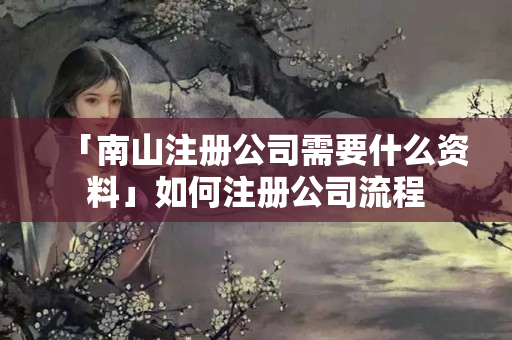 「南山注冊公司需要什么資料」如何注冊公司流程
