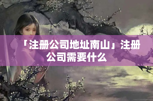 「注冊公司地址南山」注冊公司需要什么
