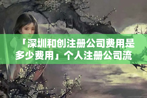 「深圳和創注冊公司費用是多少費用」個人注冊公司流程費用