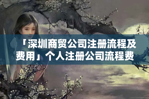 「深圳商貿(mào)公司注冊流程及費用」個人注冊公司流程費用