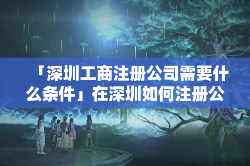 「深圳工商注冊(cè)公司需要什么條件」在深圳如何注冊(cè)公司