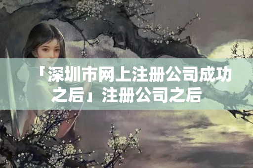 「深圳市網上注冊公司成功之后」注冊公司之后