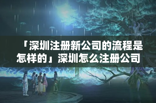 「深圳注冊新公司的流程是怎樣的」深圳怎么注冊公司