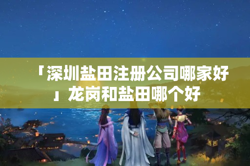 「深圳鹽田注冊公司哪家好」龍崗和鹽田哪個好