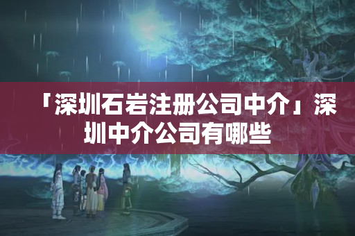 「深圳石巖注冊公司中介」深圳中介公司有哪些