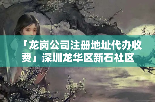 「龍崗公司注冊地址代辦收費」深圳龍華區新石社區