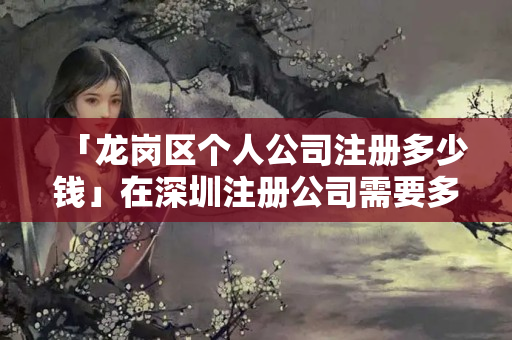 「龍崗區個人公司注冊多少錢」在深圳注冊公司需要多少錢