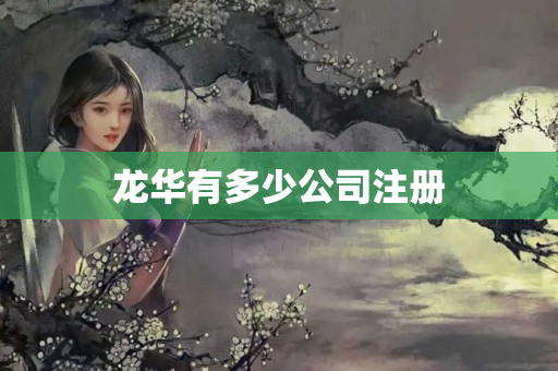 龍華有多少公司注冊